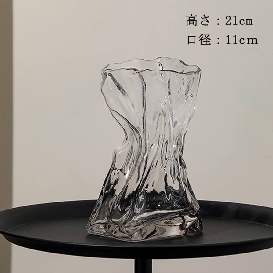 Amazon.co.jp: 花瓶 ガラス ミニ花器 おしゃれ 小 ガラス花瓶